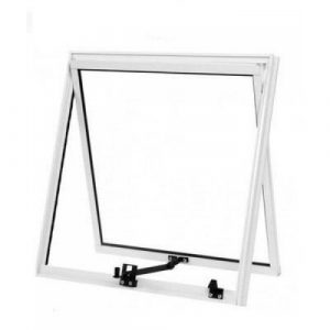 VITRÔ MAXIM-AR 1 SEÇÃO VIDRO CANELADO- ALUMÍNIO BRANCO