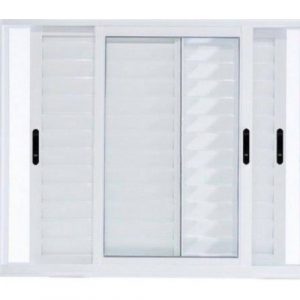 VENEZIANA DE CORRER 3 FOLHAS SEM GRADE - LINHA PREMIUM