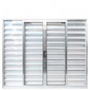 VENEZIANA SEM GRADE ALUMINIO BRILHANTE - LINHA ECONÔMICA