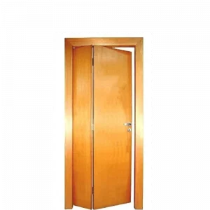 PORTA DE MADEIRA 1/3 COM BATENTE 14CM- COMPLETA